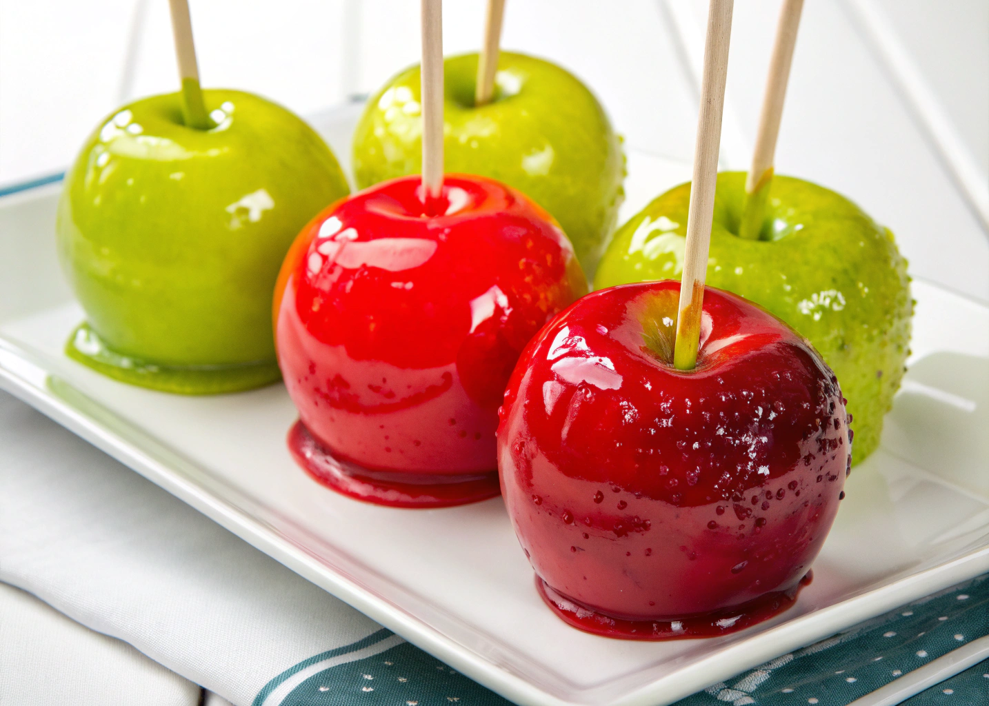Neon Blast Jolly Rancher Candy Apples – A Bold & Colorful Take on a Classic