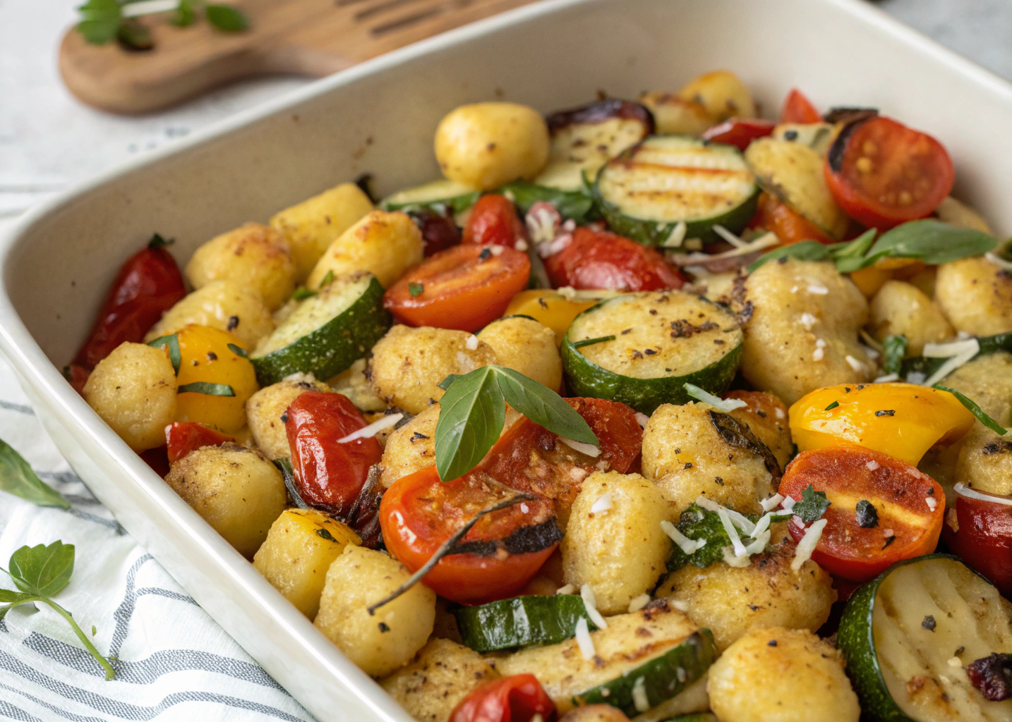 One-Pan Magic: How to Make the Best Roasted Gnocchi with Vegetables