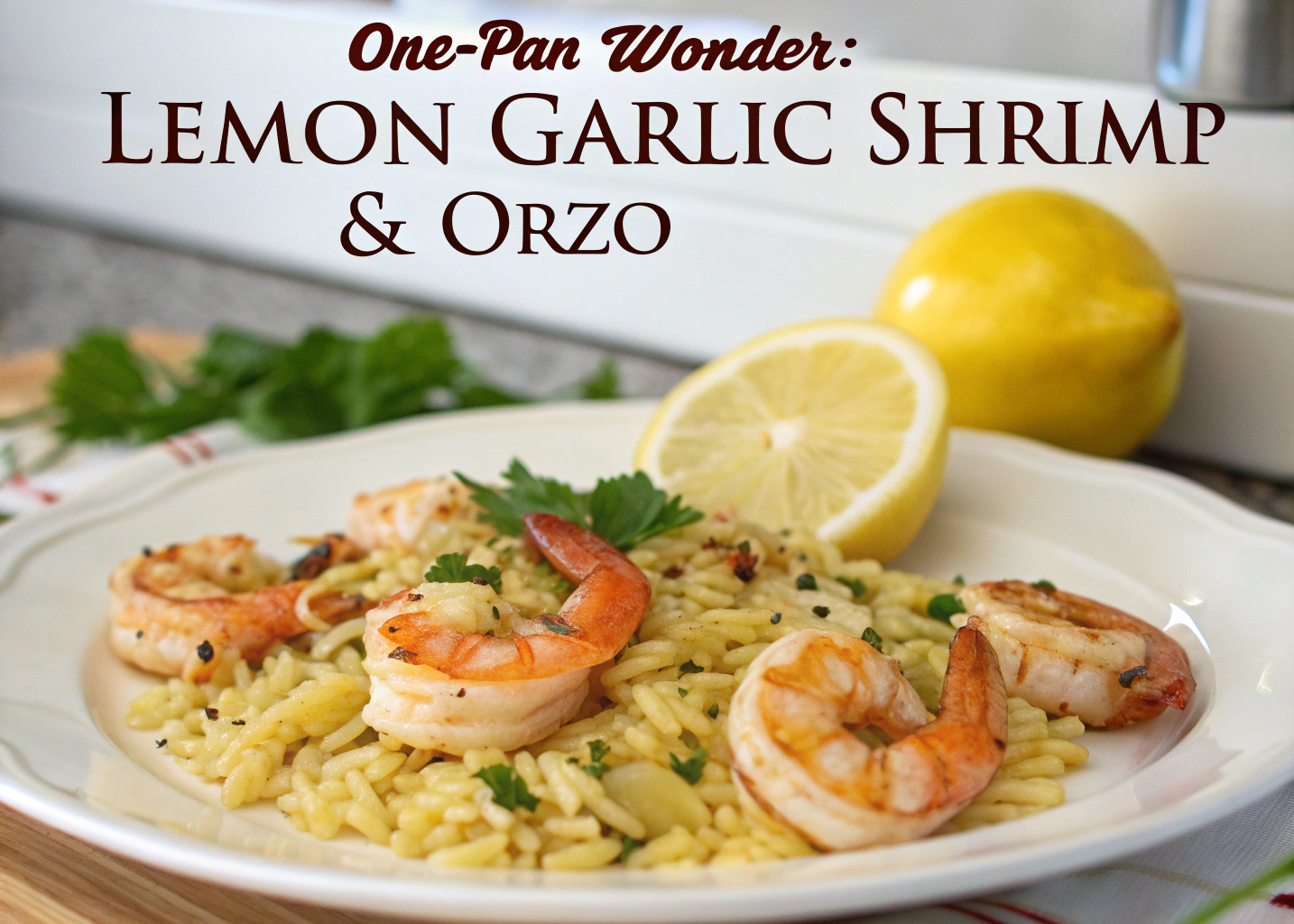 One-Pan Wonder: Lemon Garlic Shrimp & Orzo for a Zero-Stress Dinner