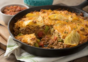 One-Skillet Stuffed Cabbage Casserole: A Quick and Easy Comfort Meal