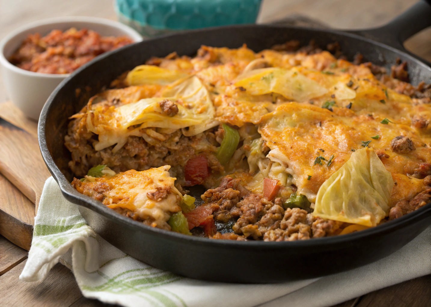 One-Skillet Stuffed Cabbage Casserole: A Quick and Easy Comfort Meal