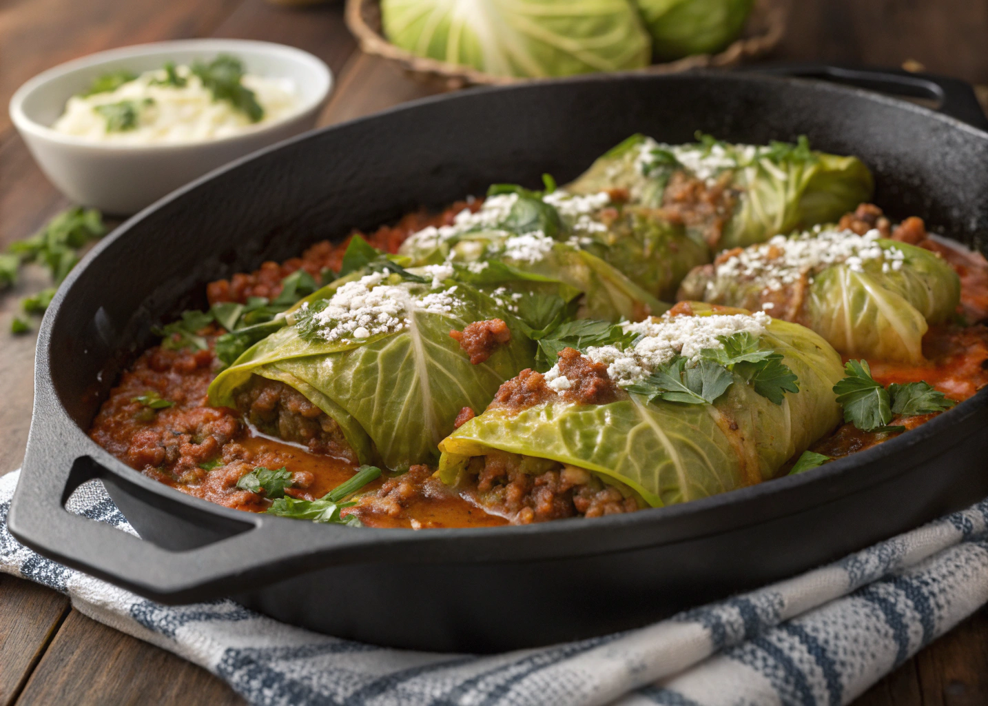 One-Skillet Stuffed Cabbage Casserole: A Quick and Easy Comfort Meal