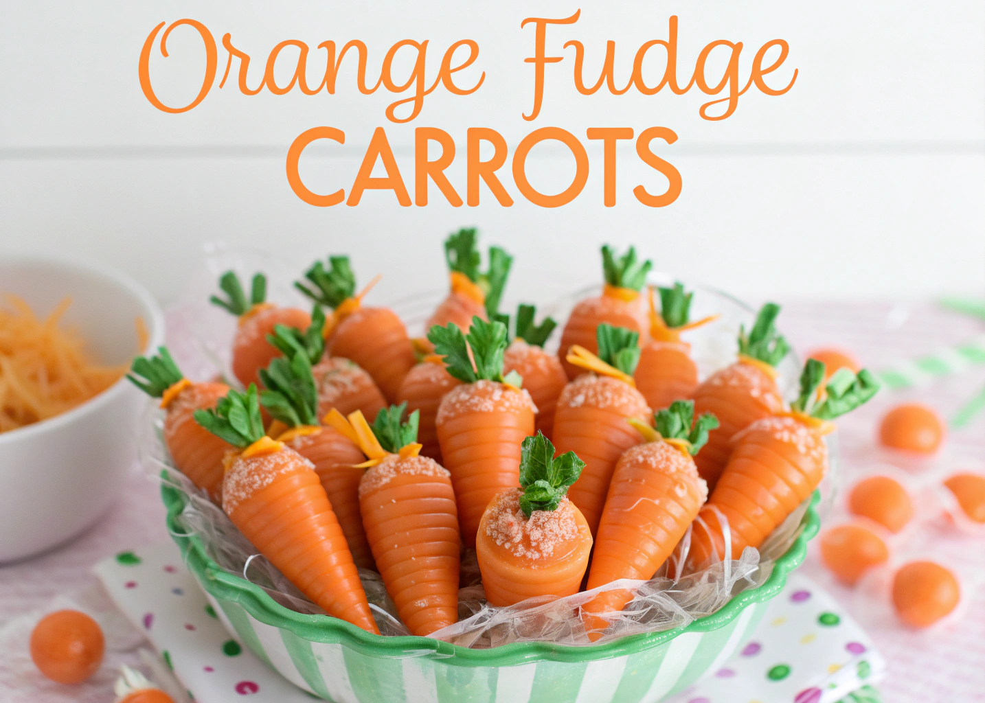 Orange Fudge Carrots: A Fun and Festive Easter Treat