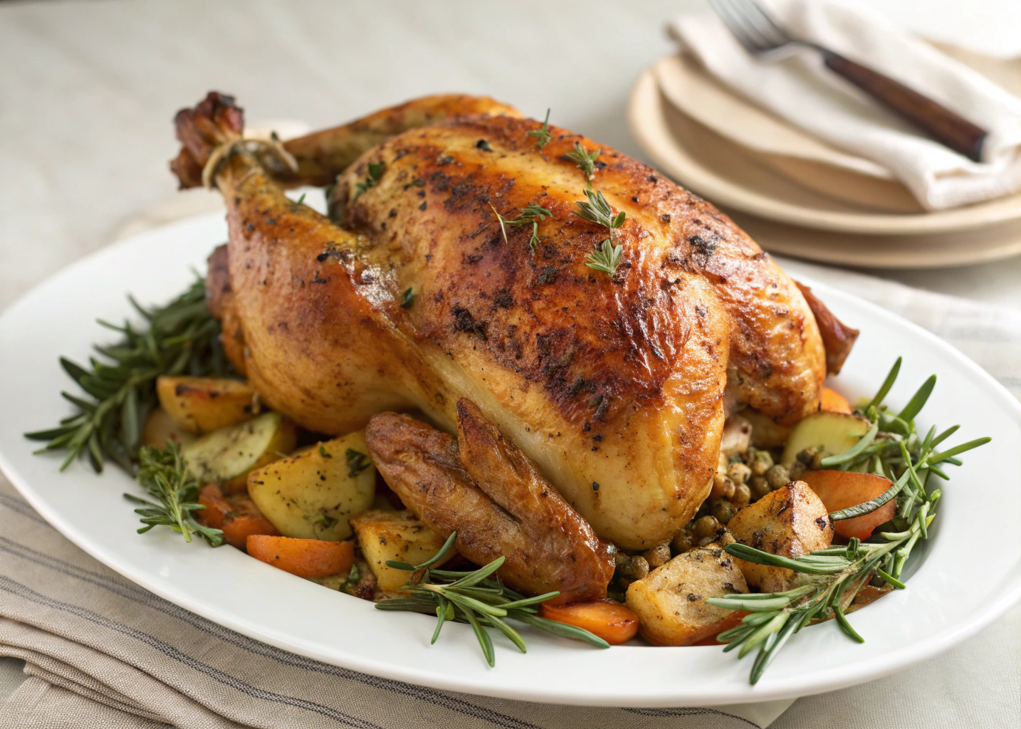 Perfect Roast Chicken Recipe – A Classic and Elegant Dinner Favorite
