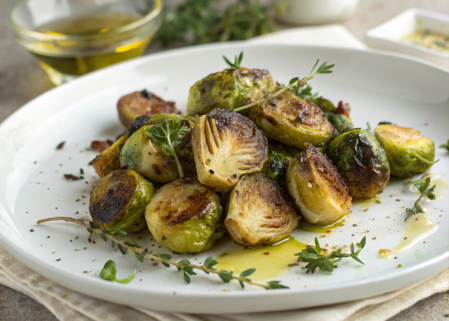 Perfect Roasted Brussels Sprouts – A Simple and Elegant Side Dish
