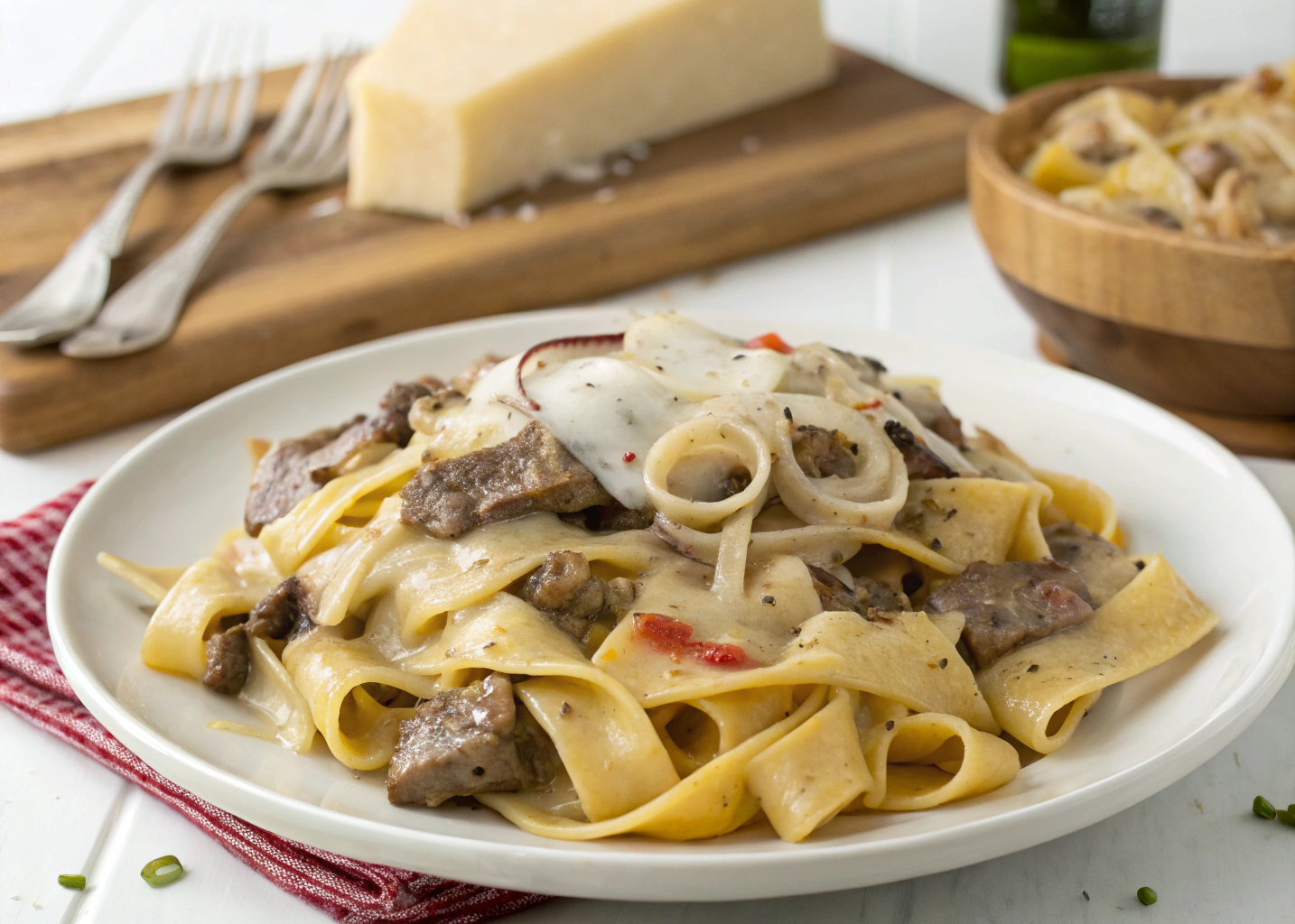 Philly Cheesesteak Pasta: A Creamy, Cheesy Twist on a Classic