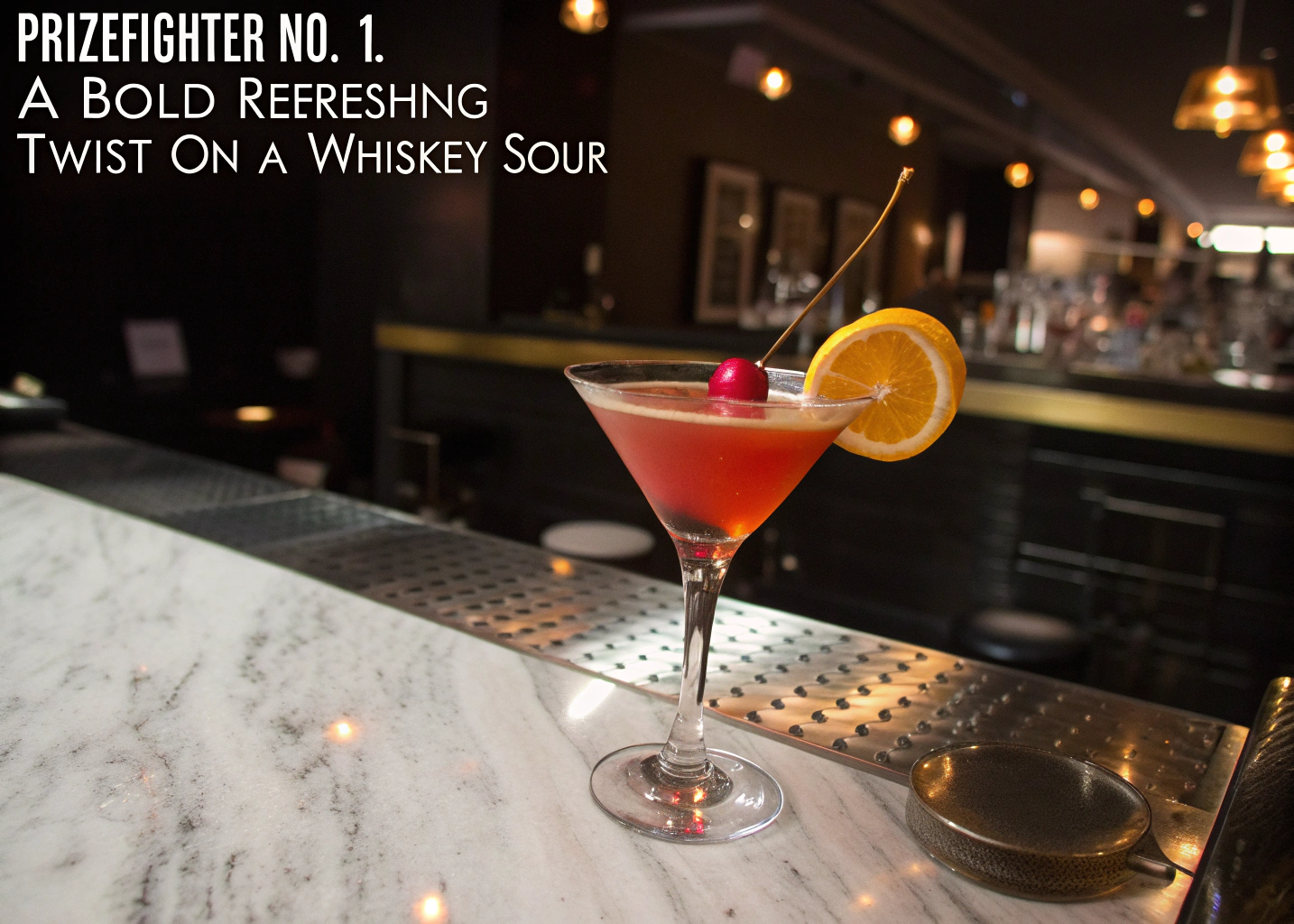Prizefighter No. 1: A Bold, Refreshing Twist on a Whiskey Sour