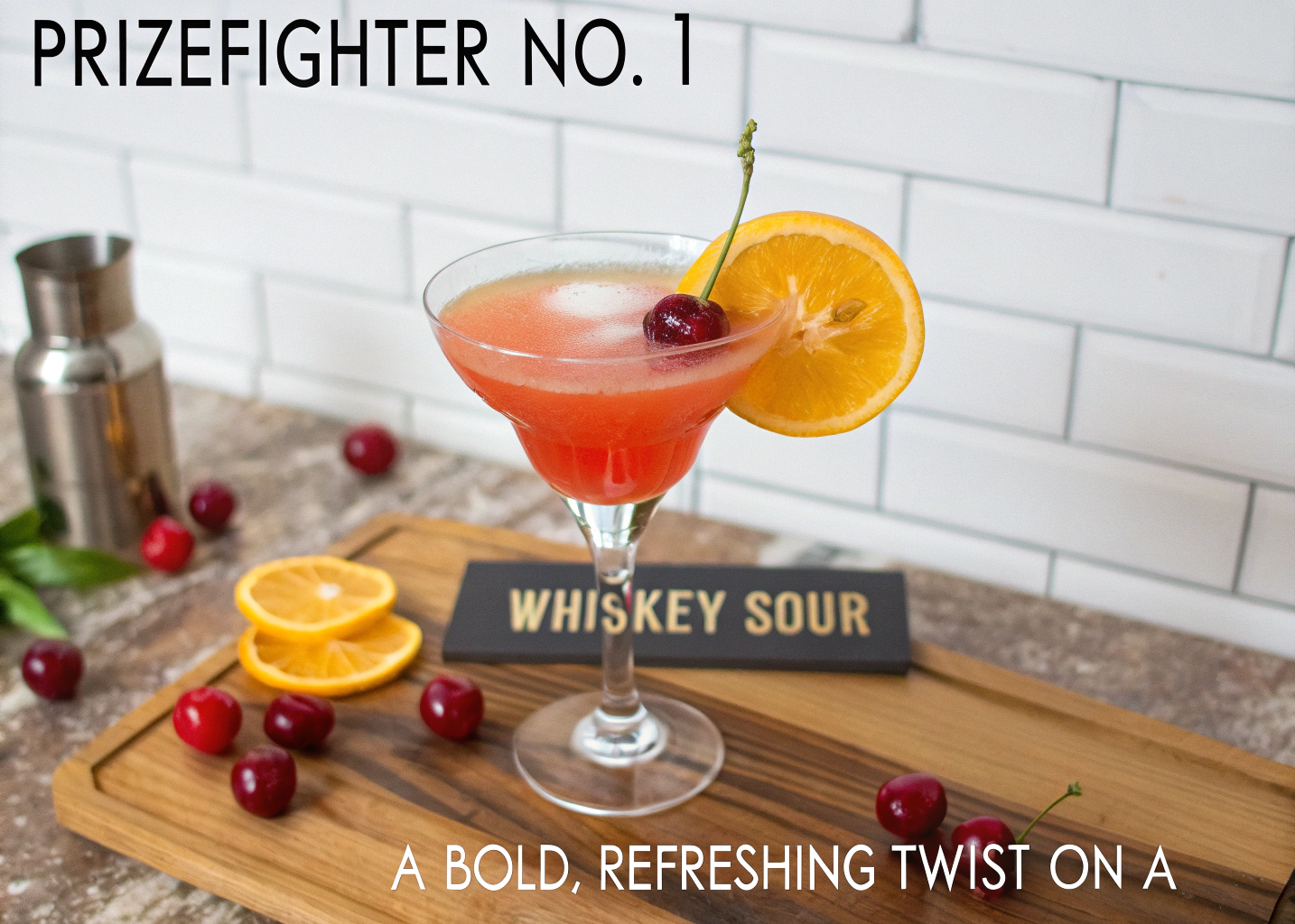 Prizefighter No. 1: A Bold, Refreshing Twist on a Whiskey Sour