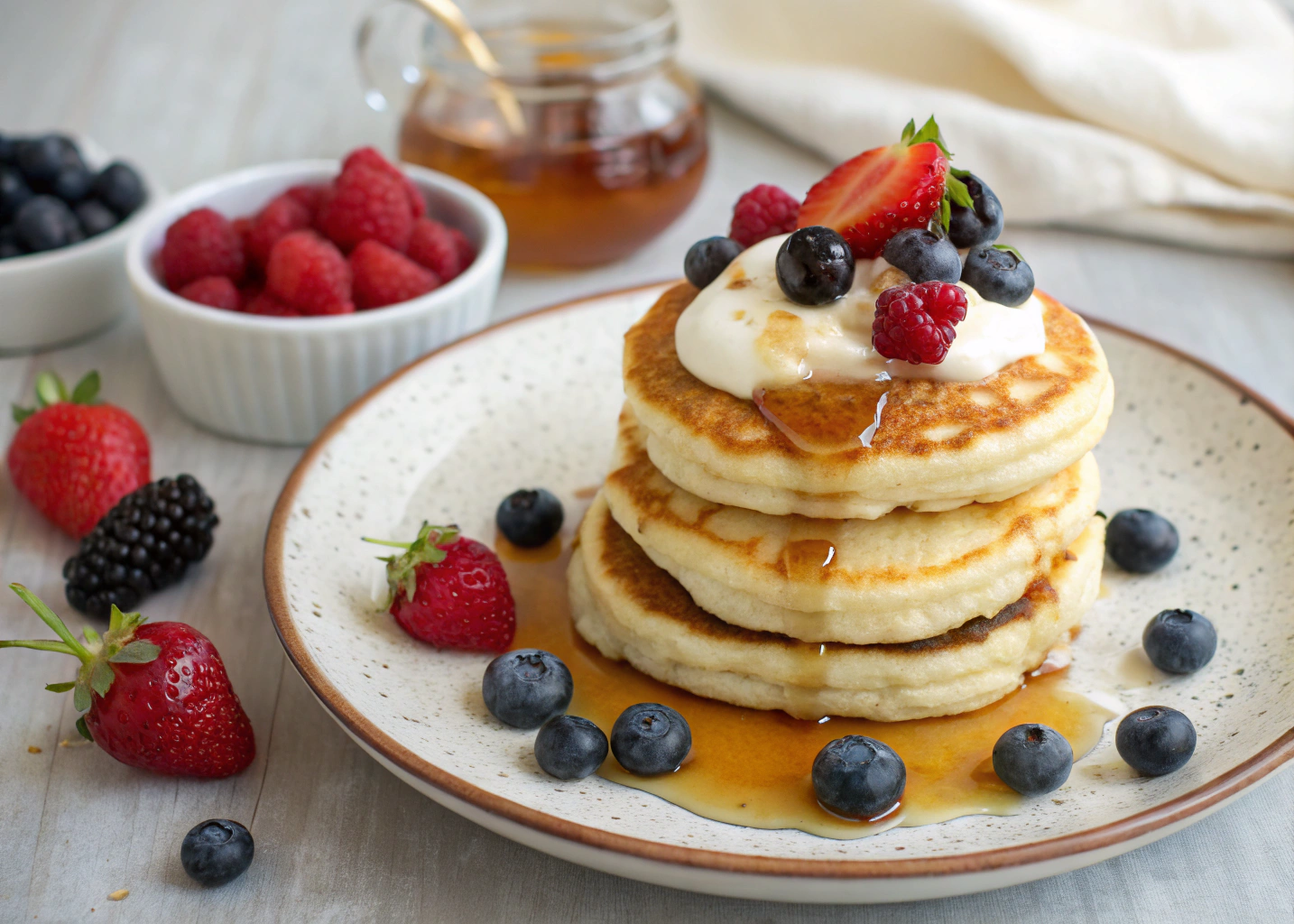 Quick, Fluffy, and Packed with Protein: These Greek Yogurt Pancakes Hit Every Mark