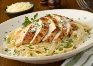 Recreated Olive Garden’s Grilled Chicken Alfredo at Home (Rich, Creamy, and Better Than Takeout)