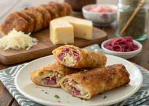 Reuben Egg Rolls: A Crispy Twist on the Classic Sandwich