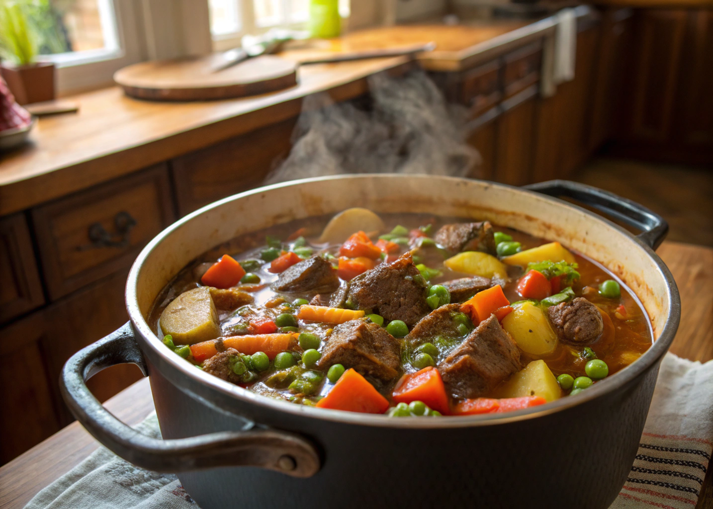 Rich and Nourishing Beef and Vegetable Stew – A One-Pot Recipe