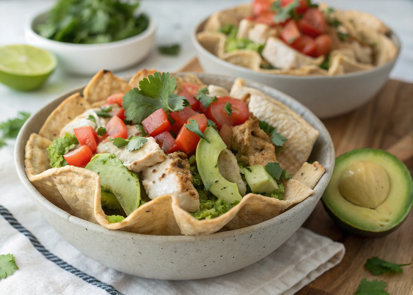 Salsa Verde Chicken Tortilla Bowls: A Flavor-Packed One-Bowl Meal
