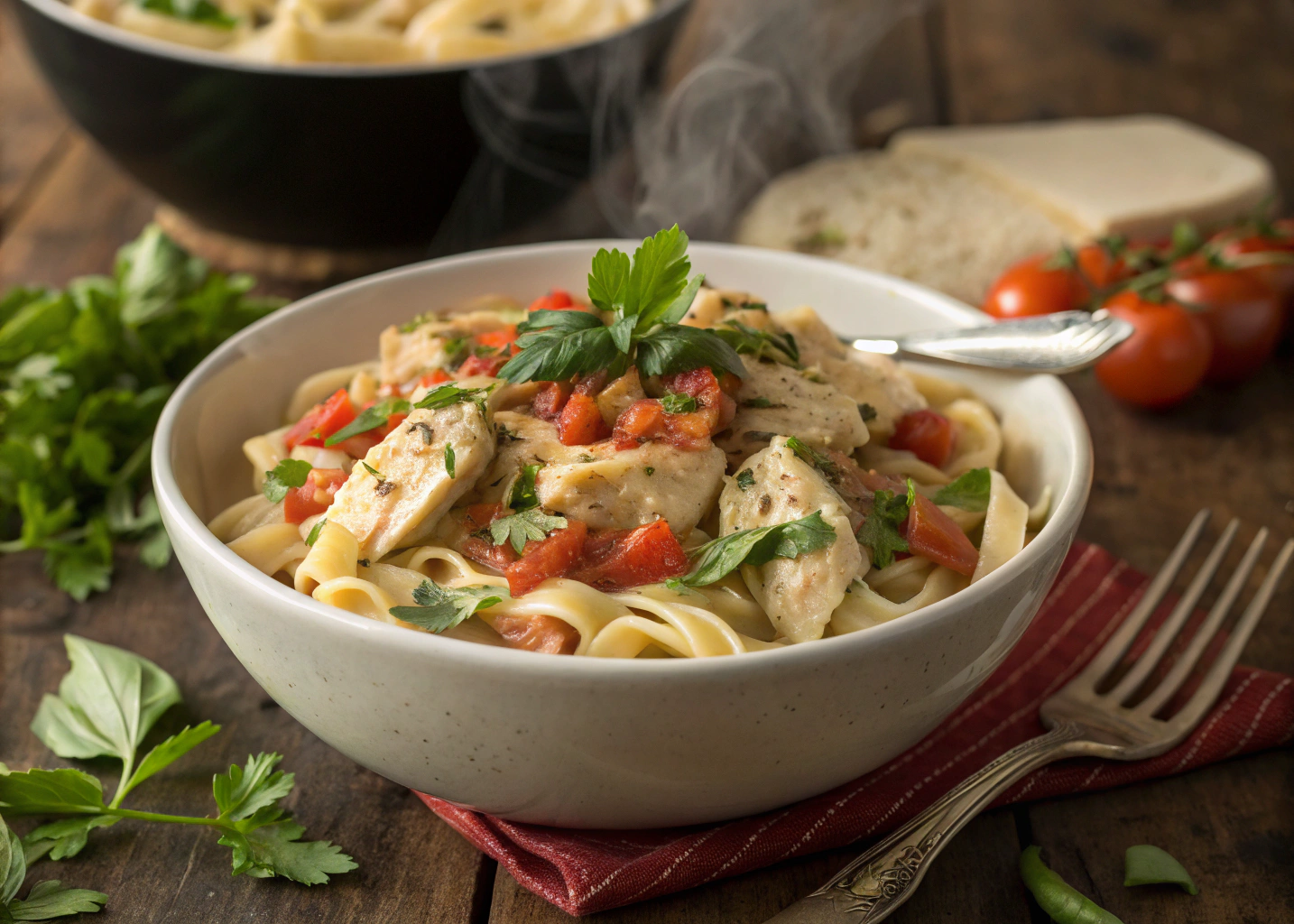 Slow Cooker Olive Garden Chicken Pasta – Easy & Delicious!