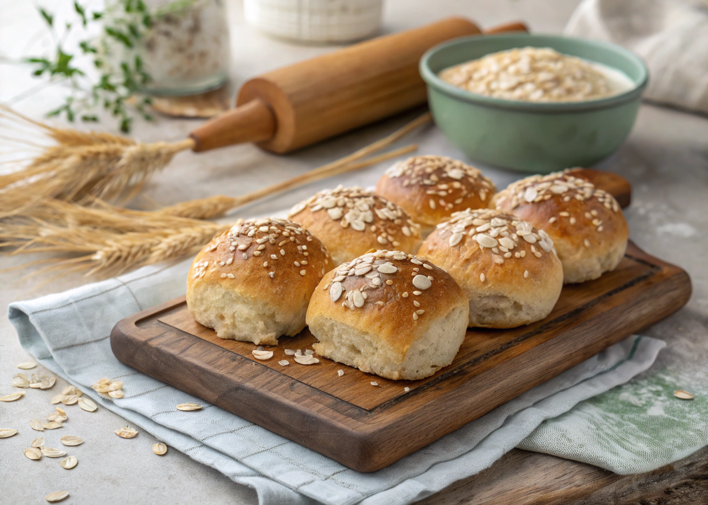 Soft and Fluffy Oat Rolls: A Hearty and Wholesome Bread Recipe