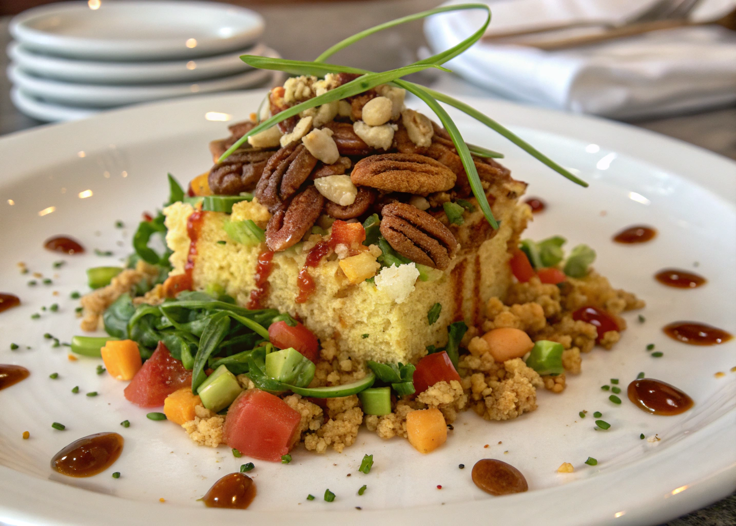 Southern Cornbread Salad with Layers of Flavor and Texture