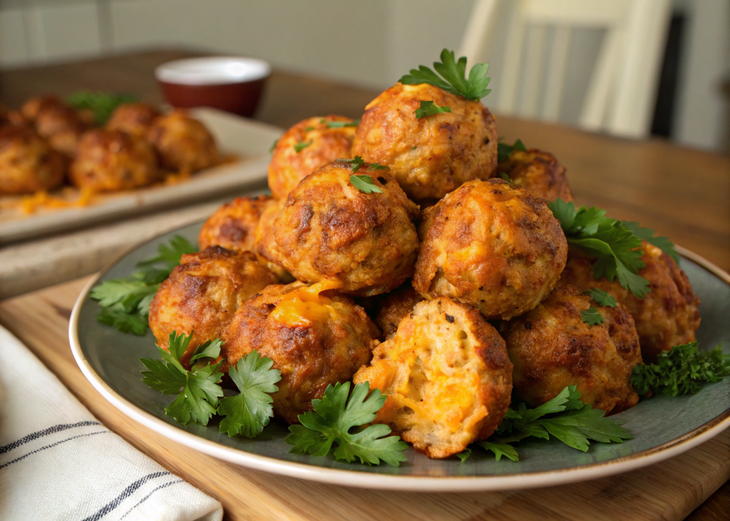 Spicy, Cheesy, and Addictive: These Sausage Balls Are Always a Hit