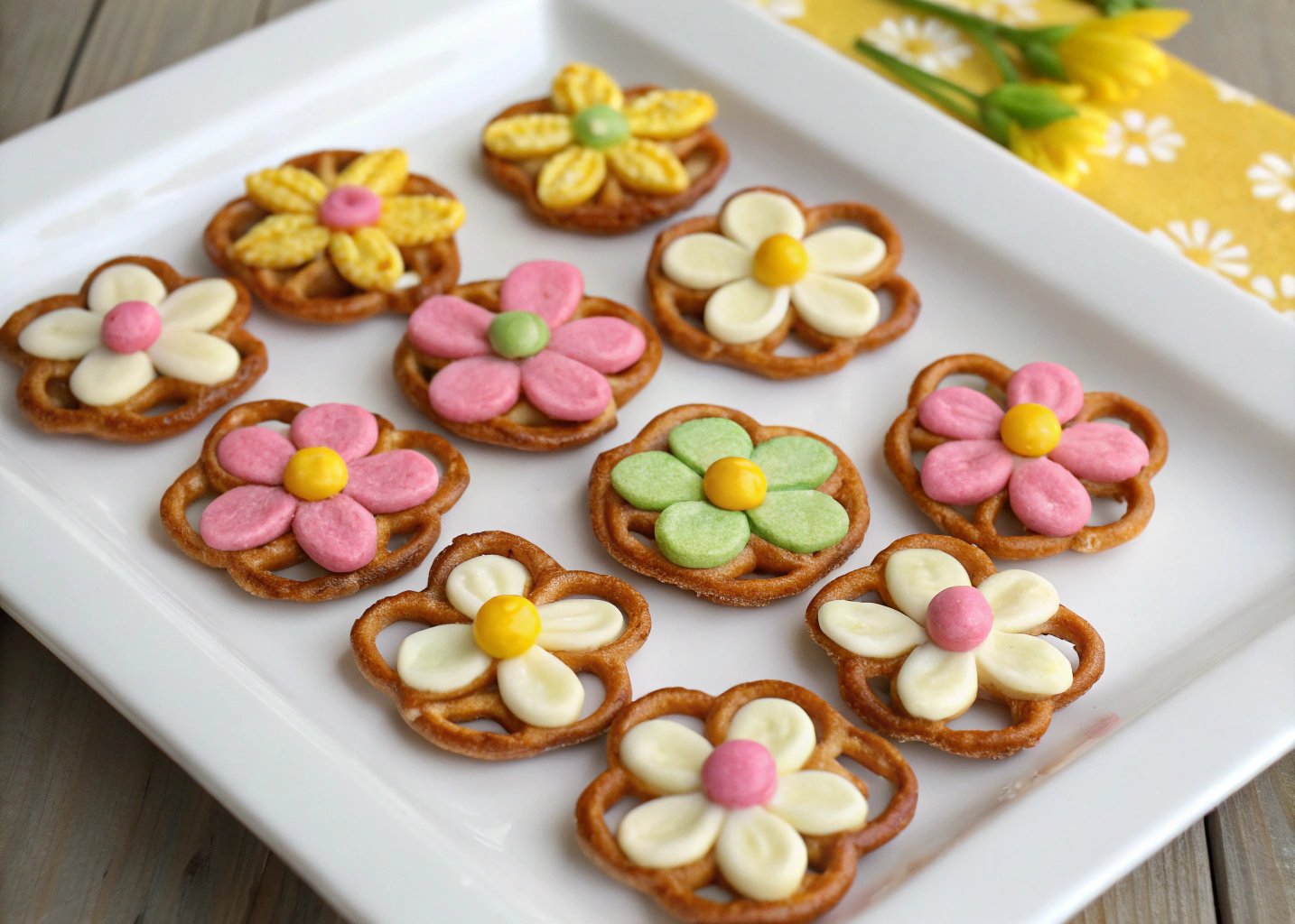 Spring Flower Pretzel Bites: A Fun and Easy Easter Treat