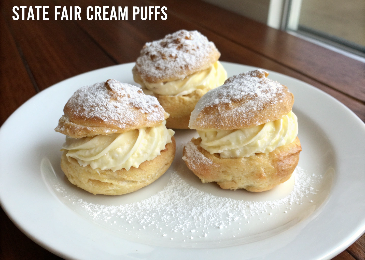 State Fair Cream Puffs: Light, Airy, and Filled with Sweet Perfection