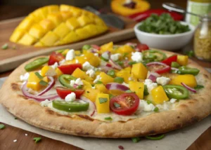 Sweet and Savory Mango Salsa Pizza – A Unique Flavor Twist