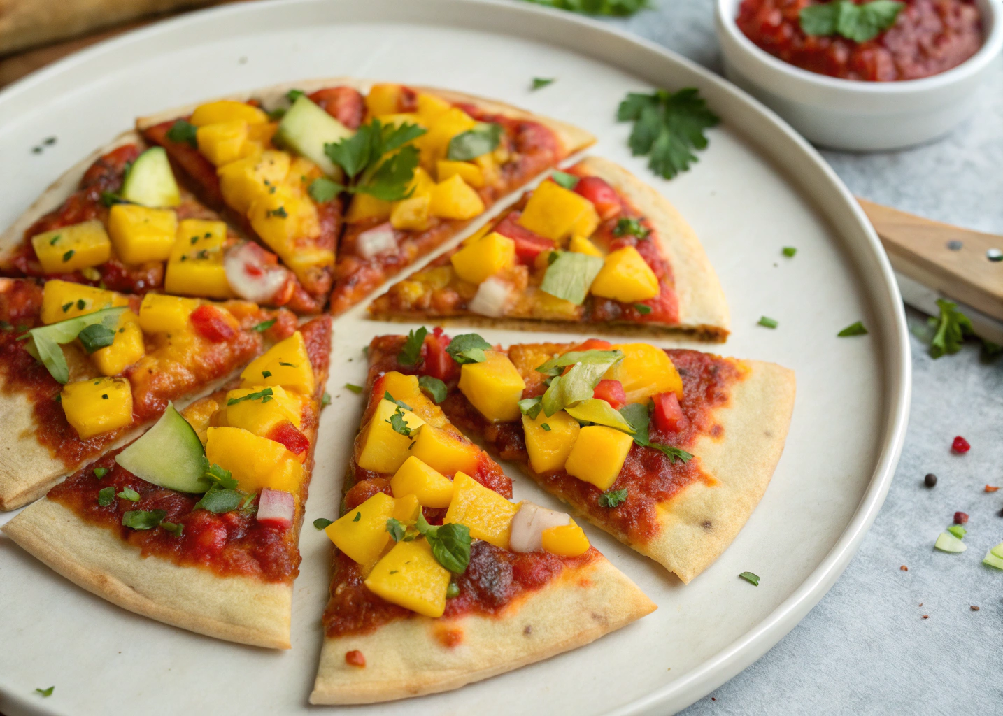 Sweet and Savory Mango Salsa Pizza – A Unique Flavor Twist
