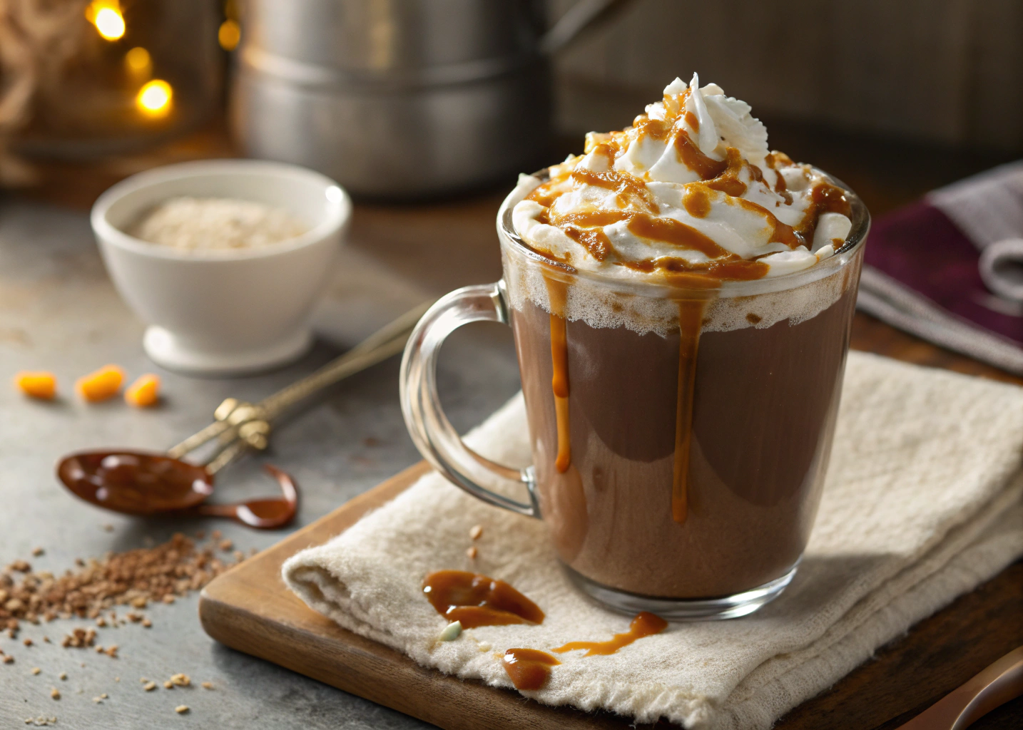 Sweet, Salty, and Sippable—Dunkin’s Salted Caramel Hot Chocolate, Made at Home