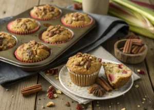 Tart & Nutty Rhubarb Pecan Muffins: A Deliciously Unique Treat