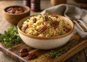Texas Pecan Rice: A Nutty, Flavor Packed Southern Side Dish