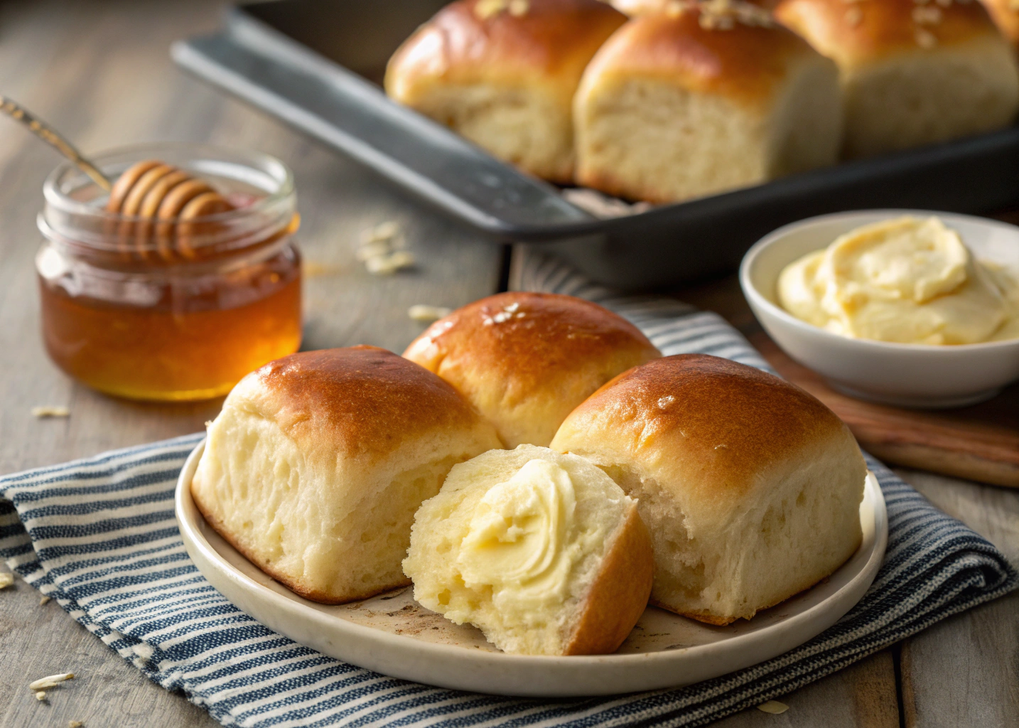 Texas Roadhouse Rolls Recipe – Fluffy, Sweet, and Perfect with Honey Butter