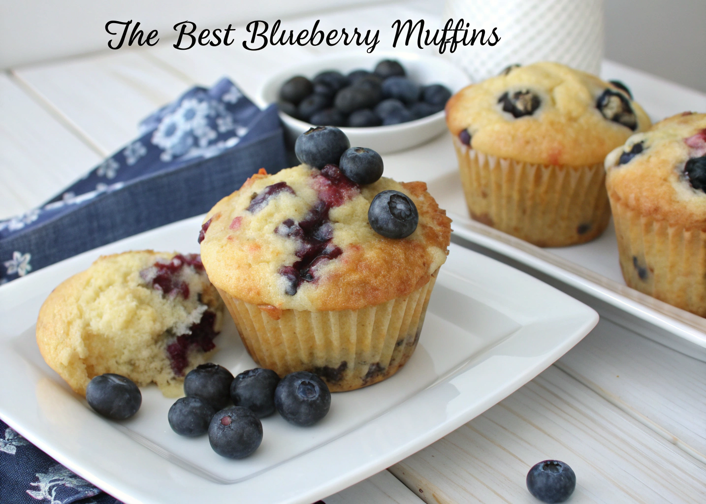 The Best Blueberry Muffins – Soft, Moist, and Bursting with Flavor