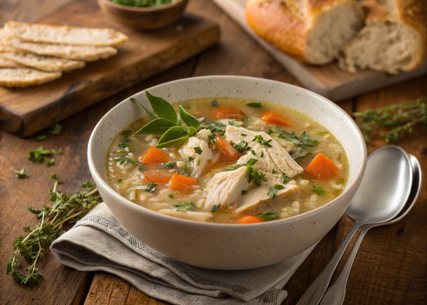 The Best Chicken and Rice Soup – Warm, Nourishing, and Easy to Make