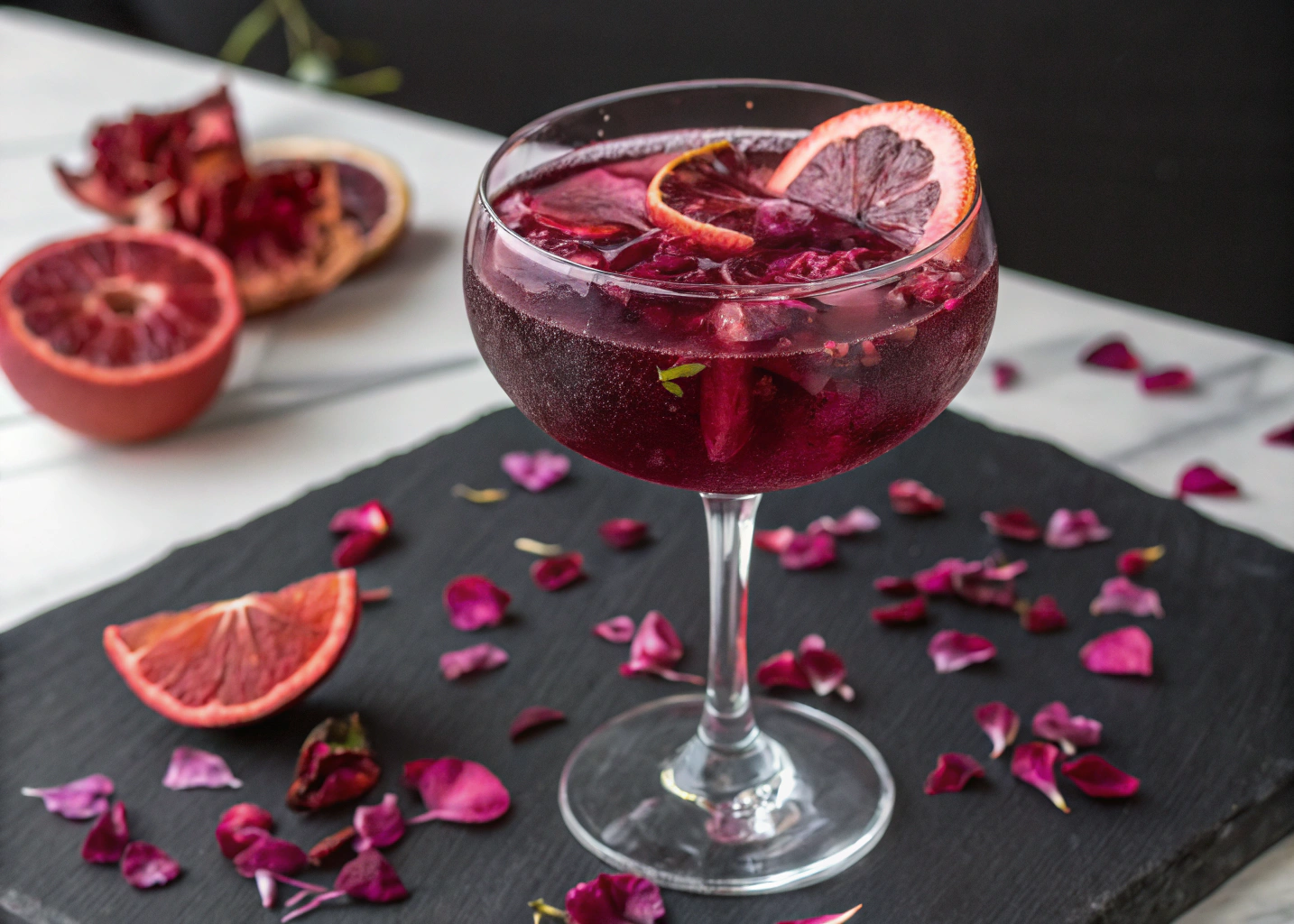 The Dark Rose Cocktail: A Bold, Floral, and Mysterious Drink
