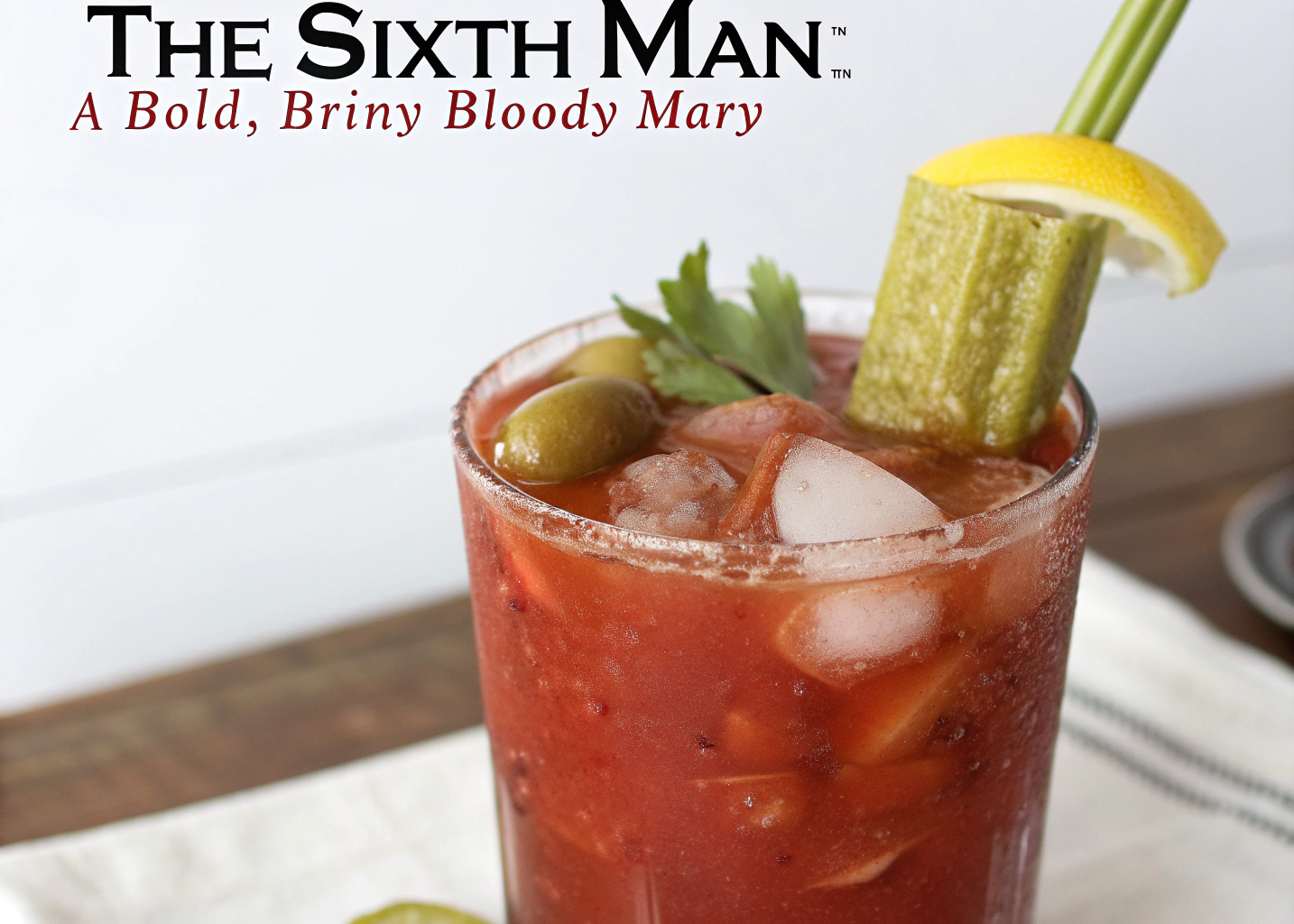 The Sixth Man: A Bold, Briny Bloody Mary That’s Built for March Madness