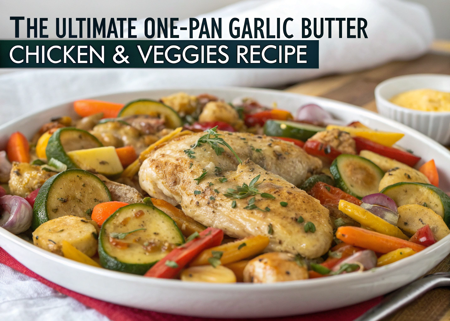The Ultimate One-Pan Garlic Butter Chicken & Veggies Recipe