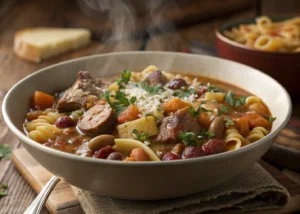 The Ultimate Sausage, Bean, and Pasta Stew for Chilly Nights