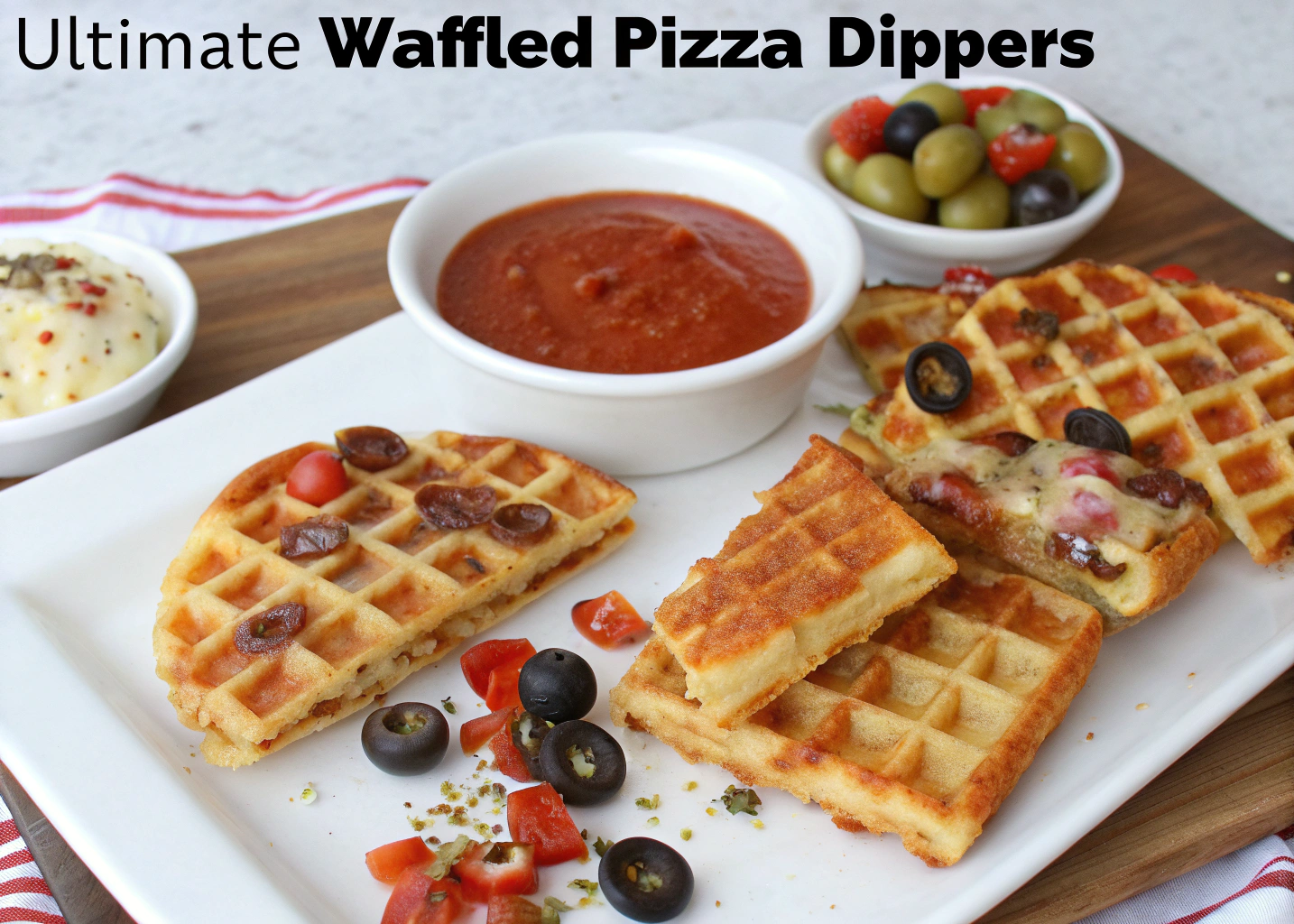 The Ultimate Waffled Pizza Dippers Recipe for Snack Lovers