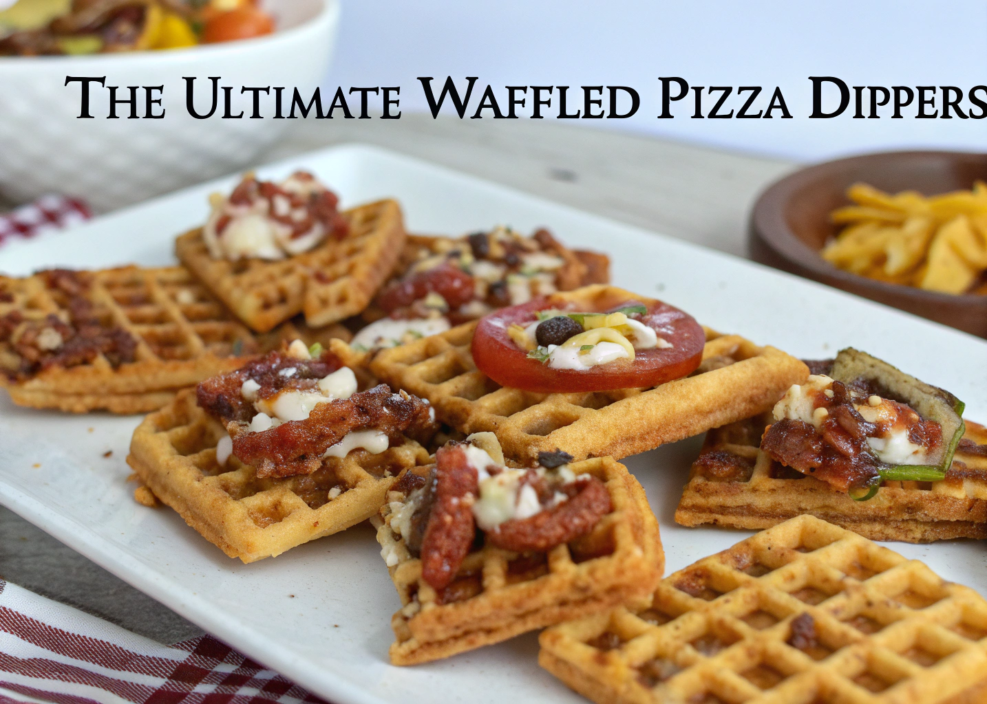 The Ultimate Waffled Pizza Dippers Recipe for Snack Lovers