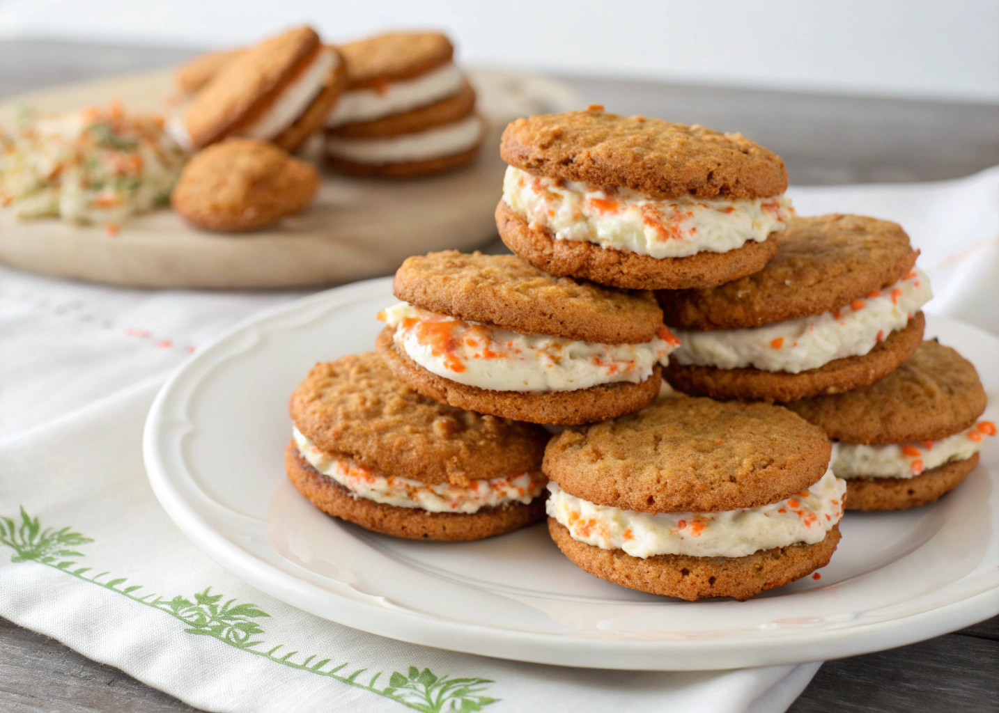 These Carrot Cake Sandwich Cookies with Cream Cheese Filling Are the Real Deal