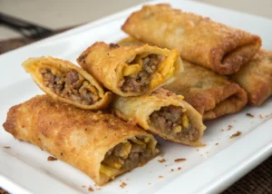 These Cheeseburger Egg Rolls Disappear in Seconds—Better Make a Double Batch