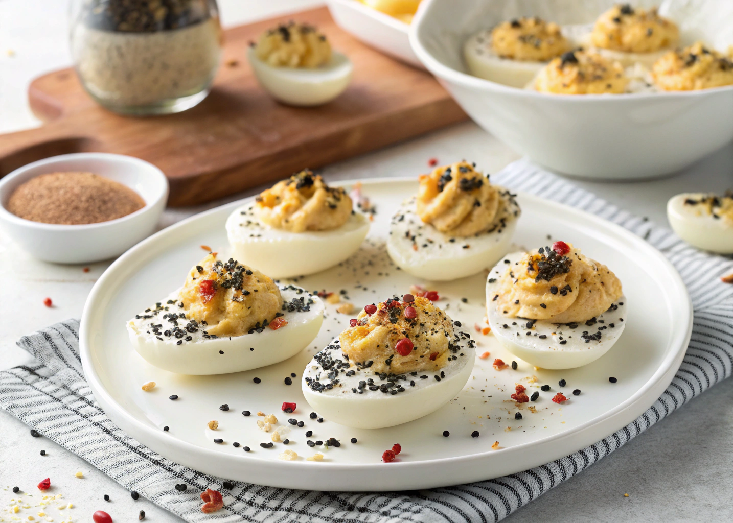 These Everything Bagel Deviled Eggs Are the Ultimate Brunch Appetizer