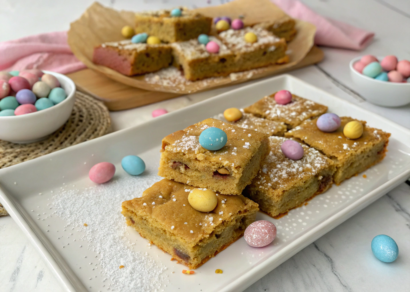 These Peanut Butter Blondies Are the Sweetest Way to Use Easter Candy