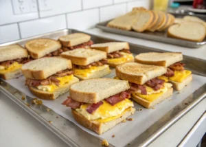 These Sheet Pan Breakfast Sandwiches Feed a Crowd with Zero Hassle