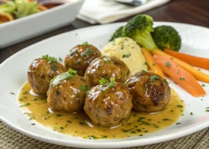 These Sticky Garlic Butter Meatballs Are Better Than Takeout