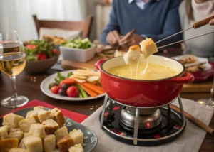This Copycat Melting Pot Cheese Fondue Is My Favorite Party Starter