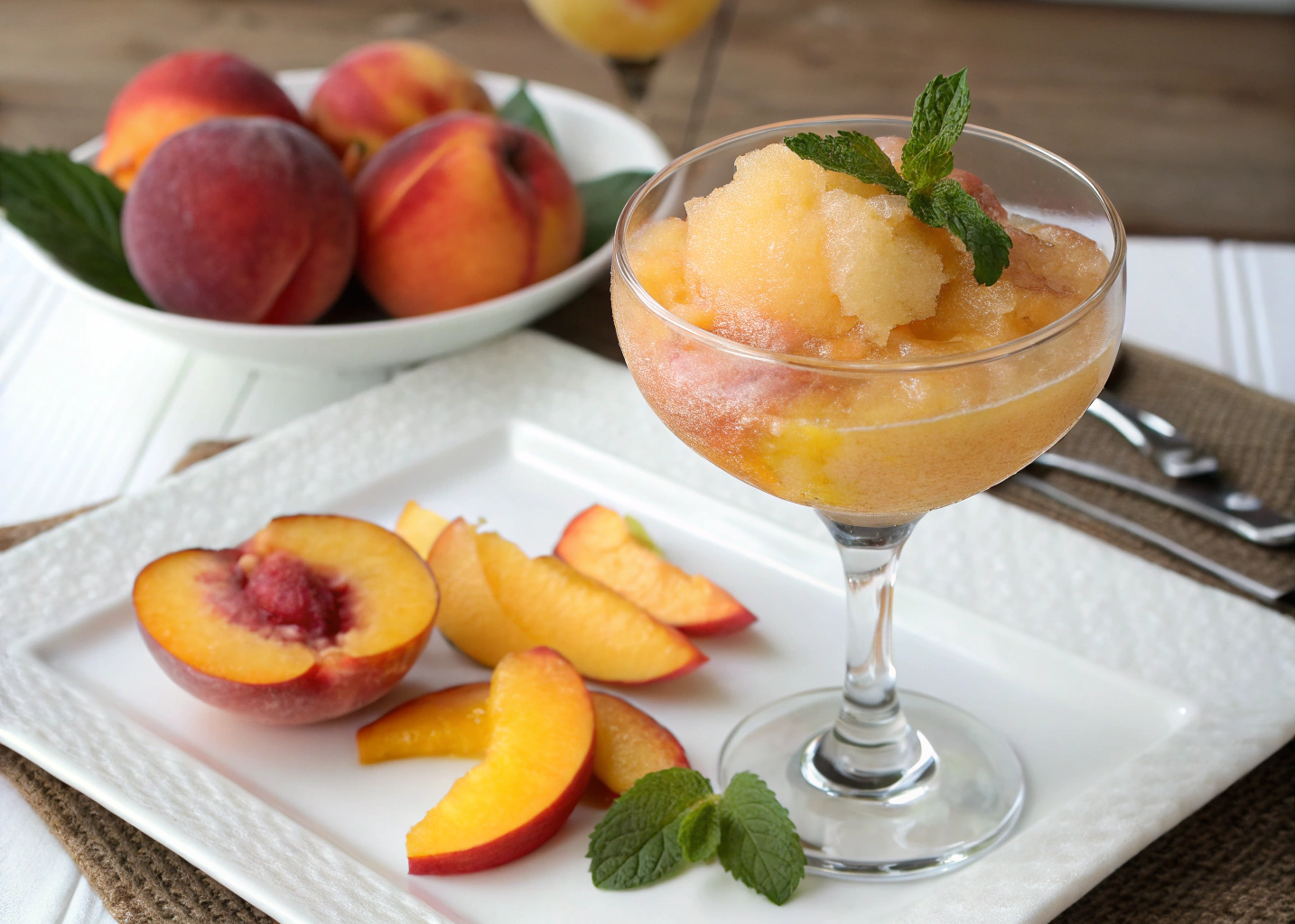 This Frozen Peach Bellini Is the Brunch Drink Everyone Will Be Posting About