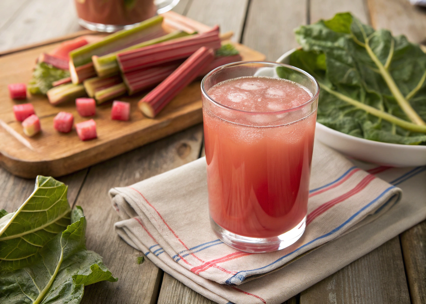 Homemade Rhubarb Juice