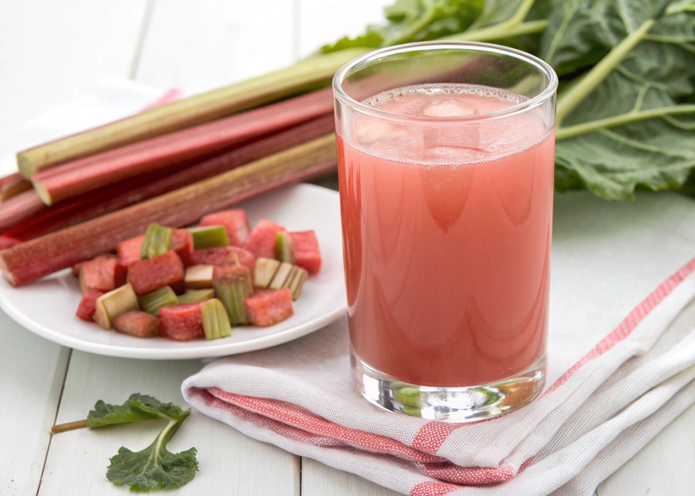 This Homemade Rhubarb Juice Is the Tart, Sweet Sipper I Crave Every Spring