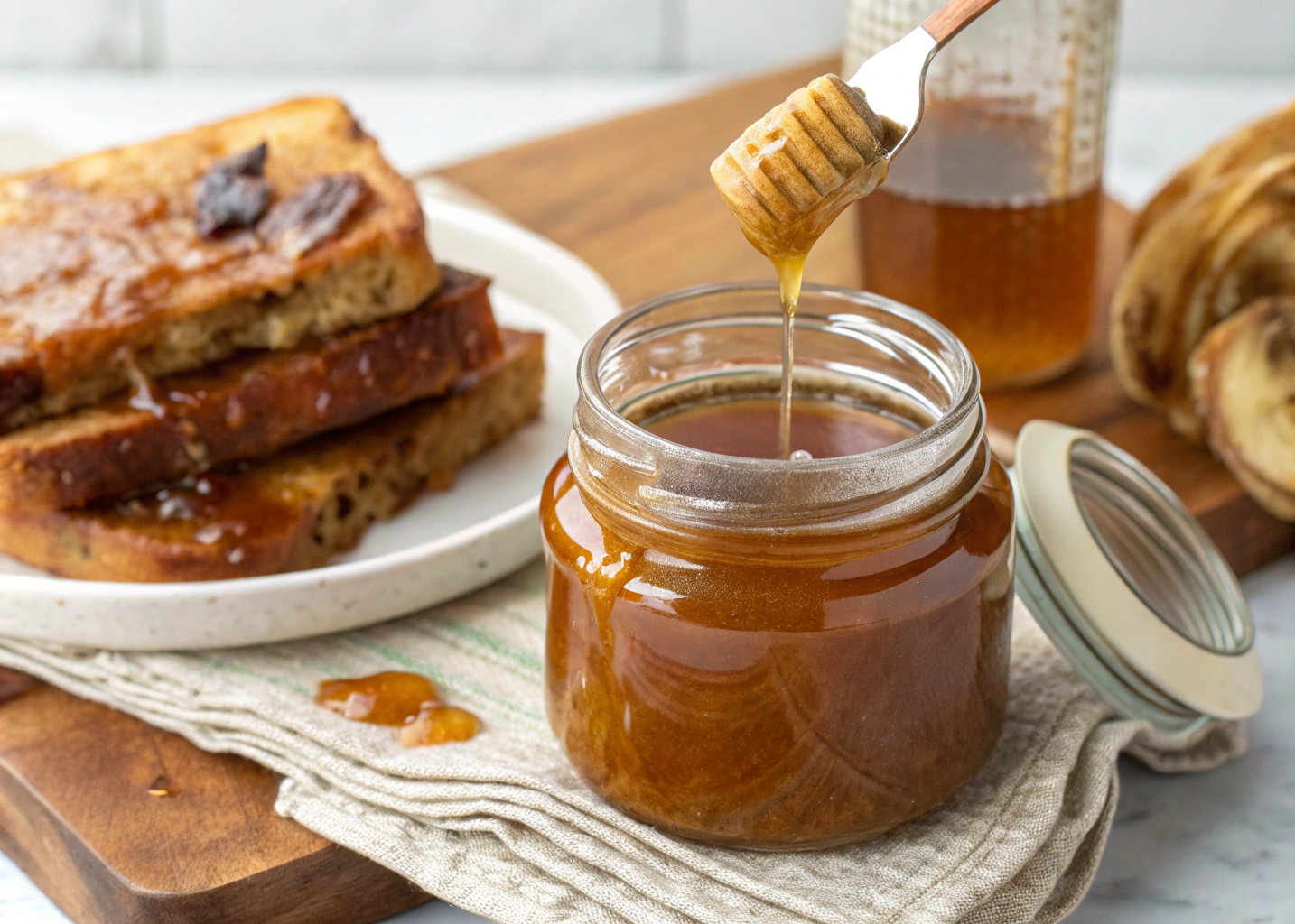 This Salted Maple Banana Bread Syrup Tastes Like Dessert in a Jar