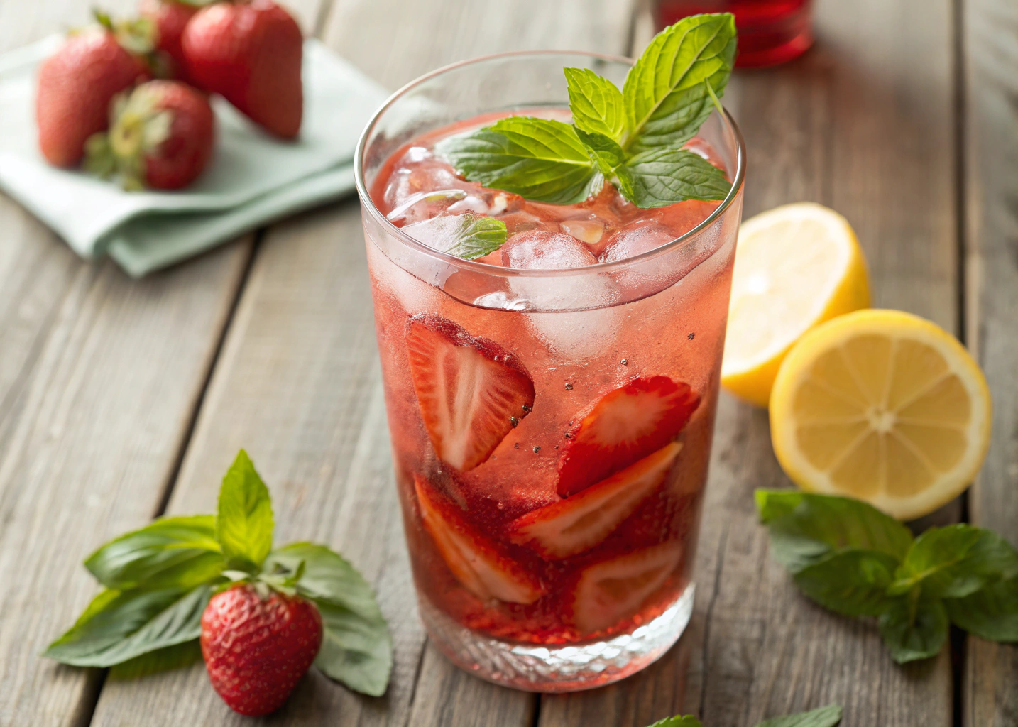This Strawberry Basil Lemonade Is Bright, Fresh, and Basically Summer in a Glass