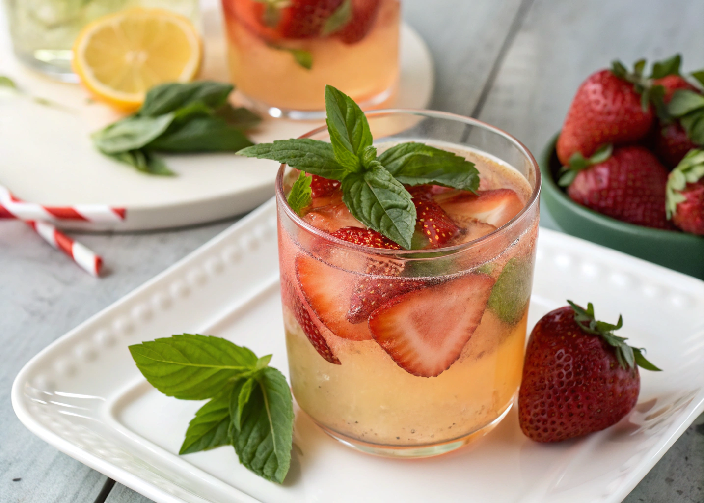 This Strawberry Basil Lemonade Is Bright, Fresh, and Basically Summer in a Glass
